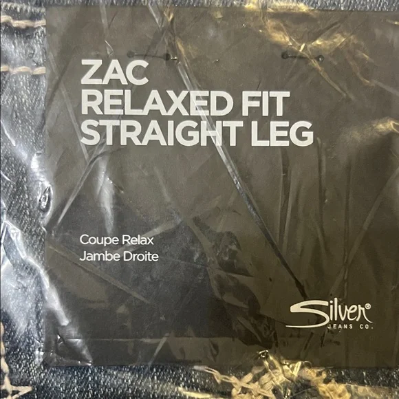 36x34 Silver Jeans Men's Relaxed Fit Straight Leg Medium Blue - Picture 3 of 6